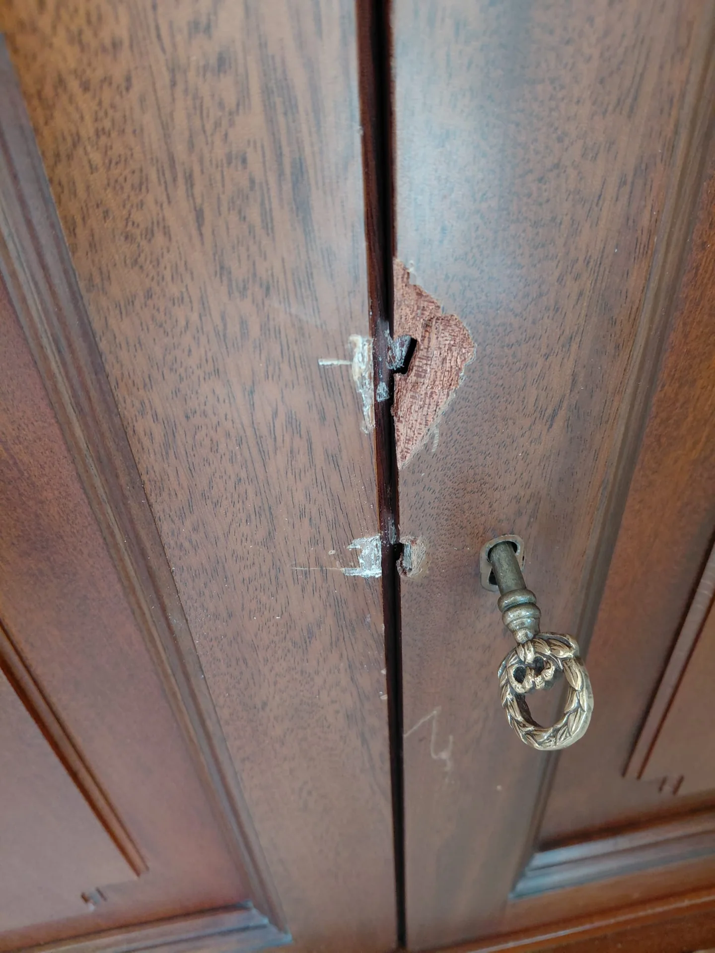 Porte et détail de fermeture — photographie