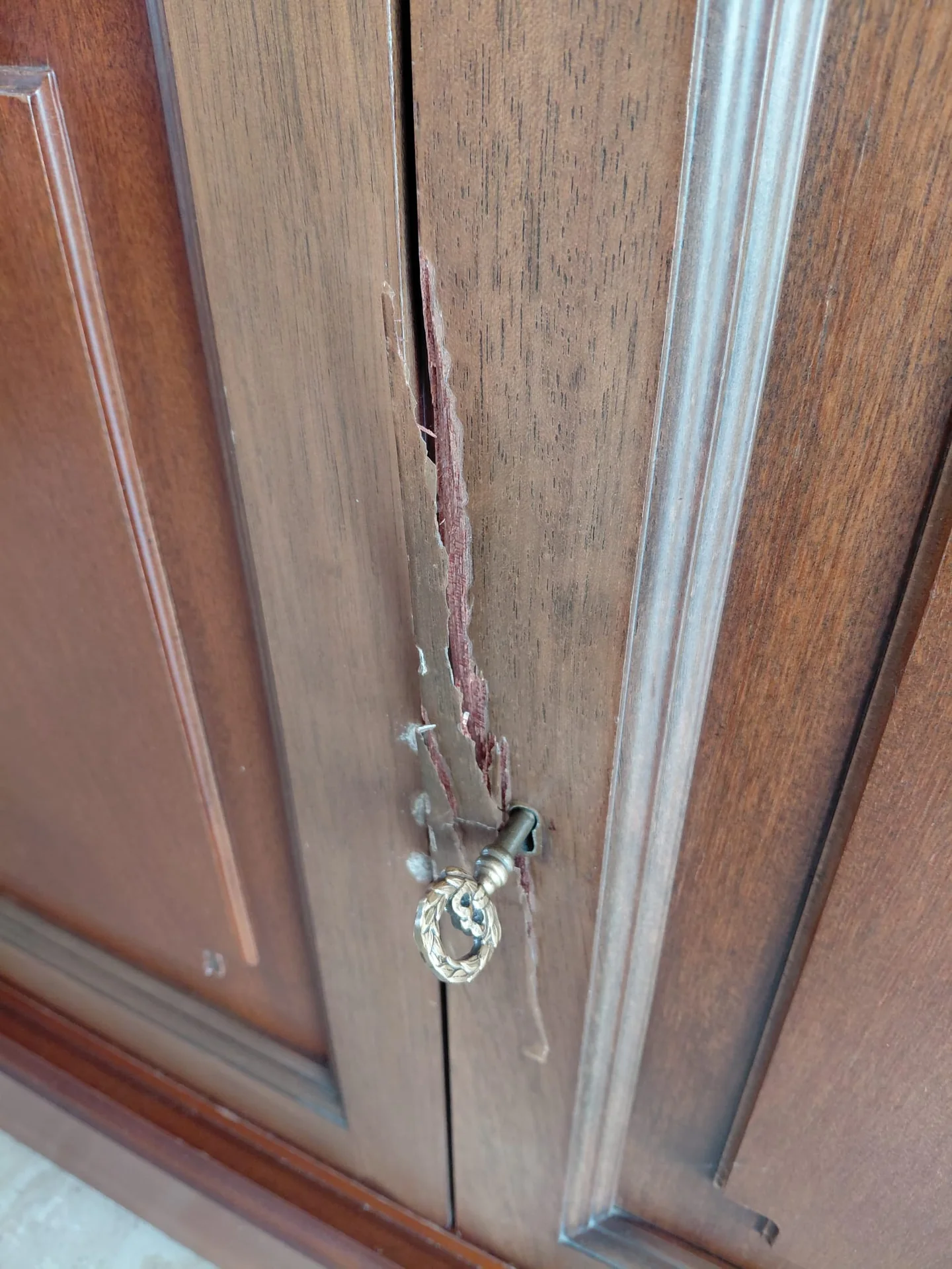 Porte et détail de fermeture — photographie