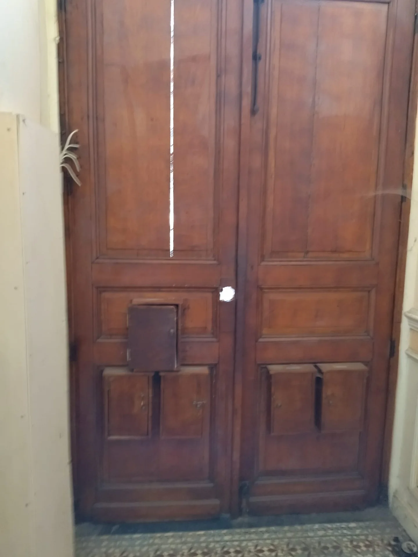 Porte et détail de fermeture — photographie